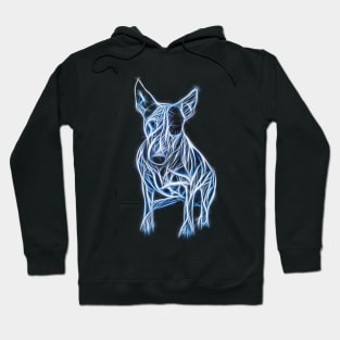 Bull Terrier Acrylic Painting Portrait Hoodie